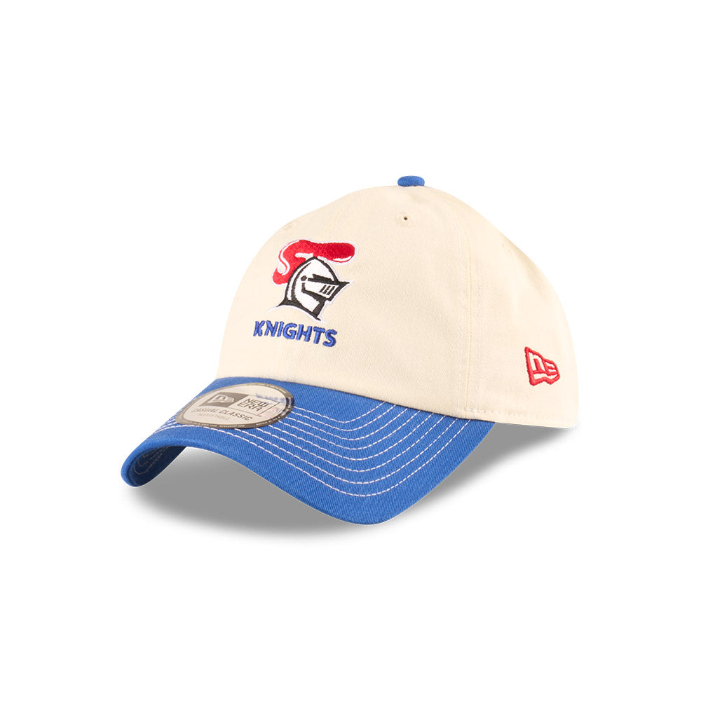 Newcastle Knights Hat - 2025 NRL 2Tone Chrome Contrast Casual Classic Strapback Cap - New Era